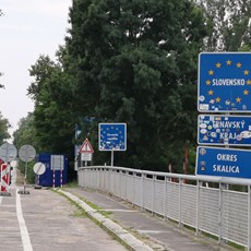 Border between Czech Republic and Slovakia