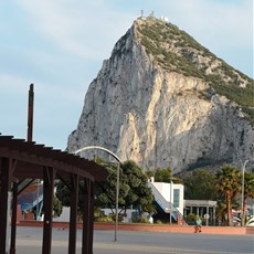 Gibraltar from La Linea de la Concepcion