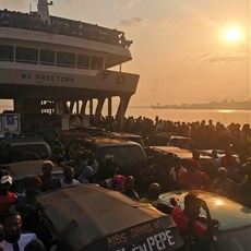 Leaving Freetown - Kissy ferry to Tagrin