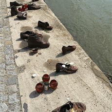 Shoes on the Danube Promenade