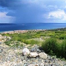 Between Çanakkale and Levfikiye - storm approaching