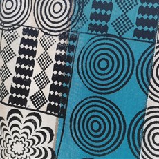 Adinkra symbols on fabric