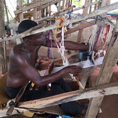 Kente cloth weavers