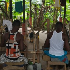 Kente cloth weavers