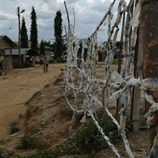 Bekwai to Assin Bereku - recycled plastic fence