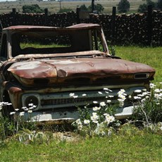 Between Graaff-Reinet and Johannesburg