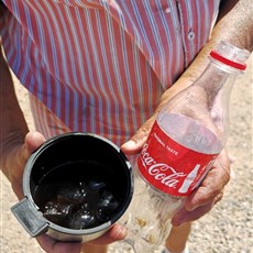 Coke with ice from good Samaritans