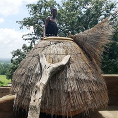 Koutammakou Unesco village - dry goods storage