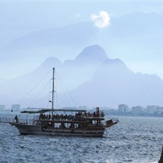 From Antalya old city harbour