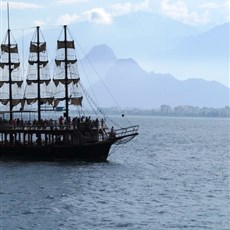 From Antalya old city harbour