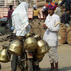 Bundi grain market