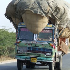 En route Pushkar