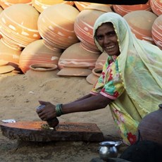 Pushkar tent community