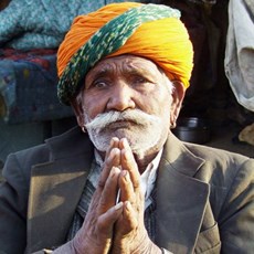 Pushkar tent community