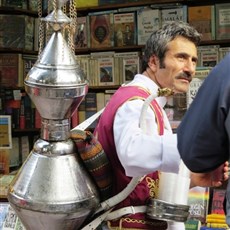 Istanbul - near bazaars (pomegranate juice seller)