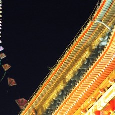 Xi'an drum tower and kites 