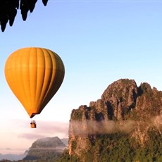 View from our Vang Vieng hotel room