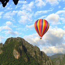 View from our Vang Vieng hotel room