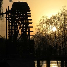 Waterwheel park & Yellow River - Lanzhou