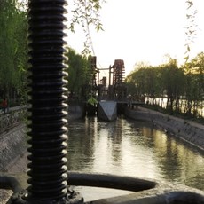 Waterwheel park & Yellow River - Lanzhou