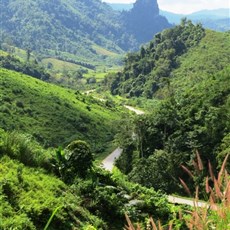 Between Vang Vieng and Kasi