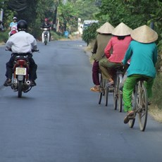 En route Chau Doc