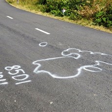 Old accident scene