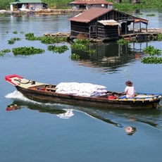 Tri An lake