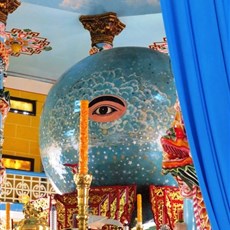 Cao Dai temple in Tay Ninh