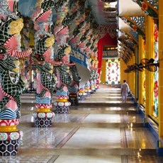 Cao Dai temple in Tay Ninh