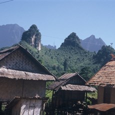 Laos between Vang Vieng and Luang Prabang